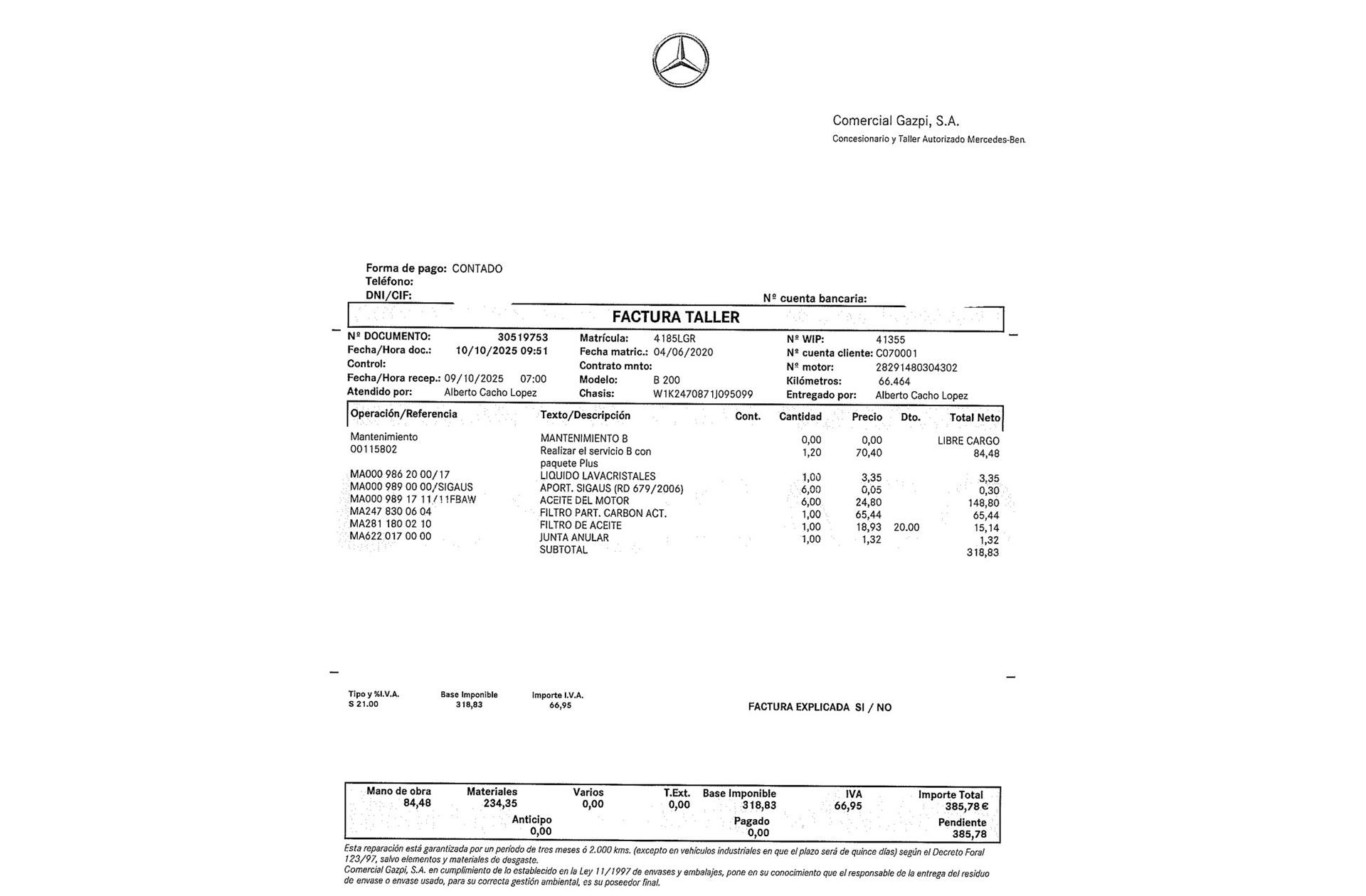 Mercedes-Benz Clase B B 200 Pack AMG - foto 23