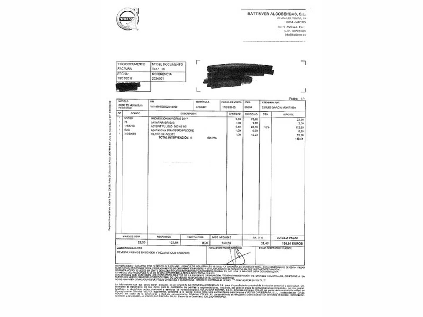 Foto Volvo XC60 Volvo XC60 2.0 T5 Momentum Auto (241CV)