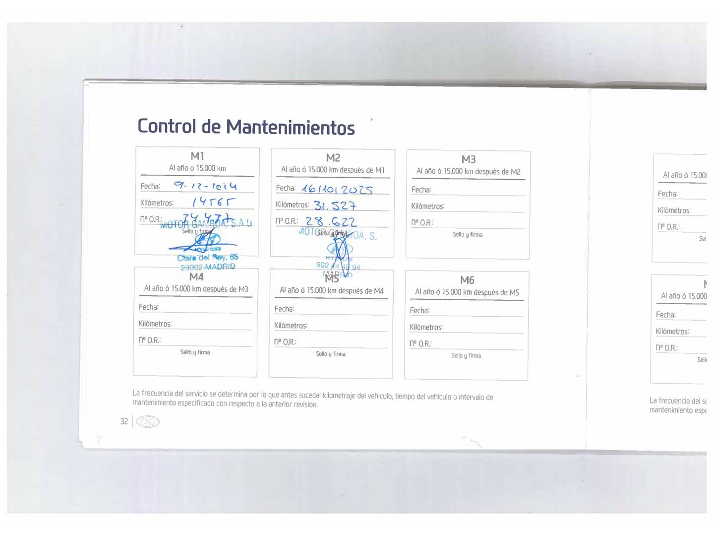 Foto del mantenimiento del Hyundai Kona Hyundai Kona 1.6 GDI HEV Tecno 2C DCT (141 CV)