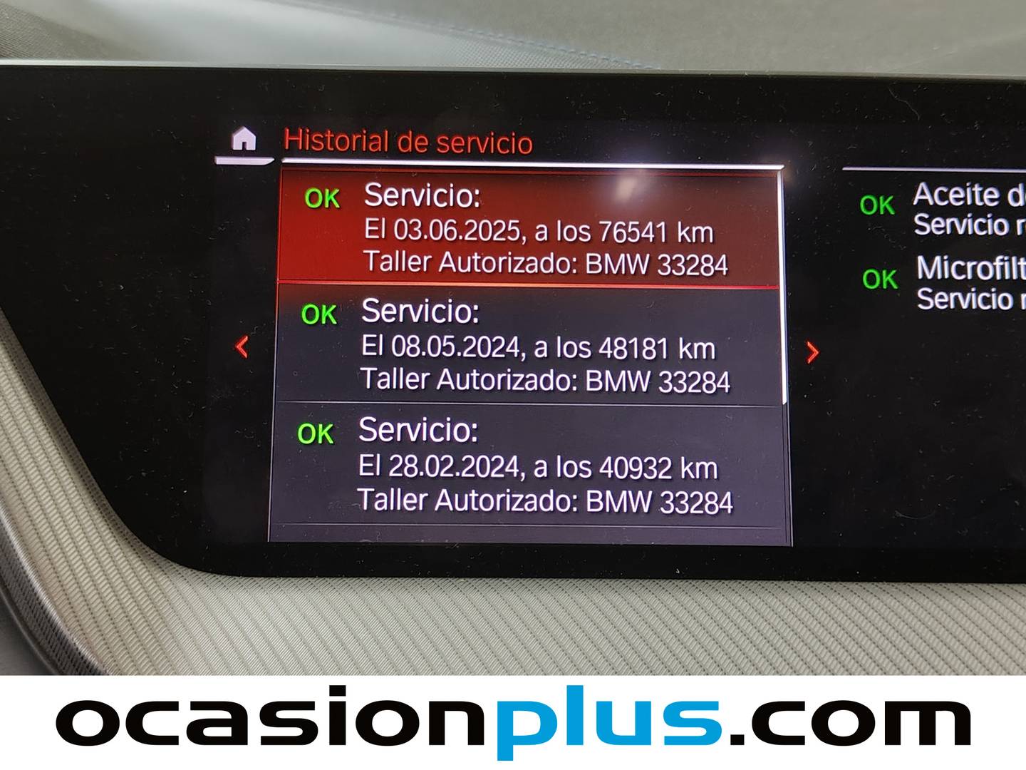 Foto del mantenimiento del BMW Serie 1 BMW Serie 1 118i Pack M (140 CV)