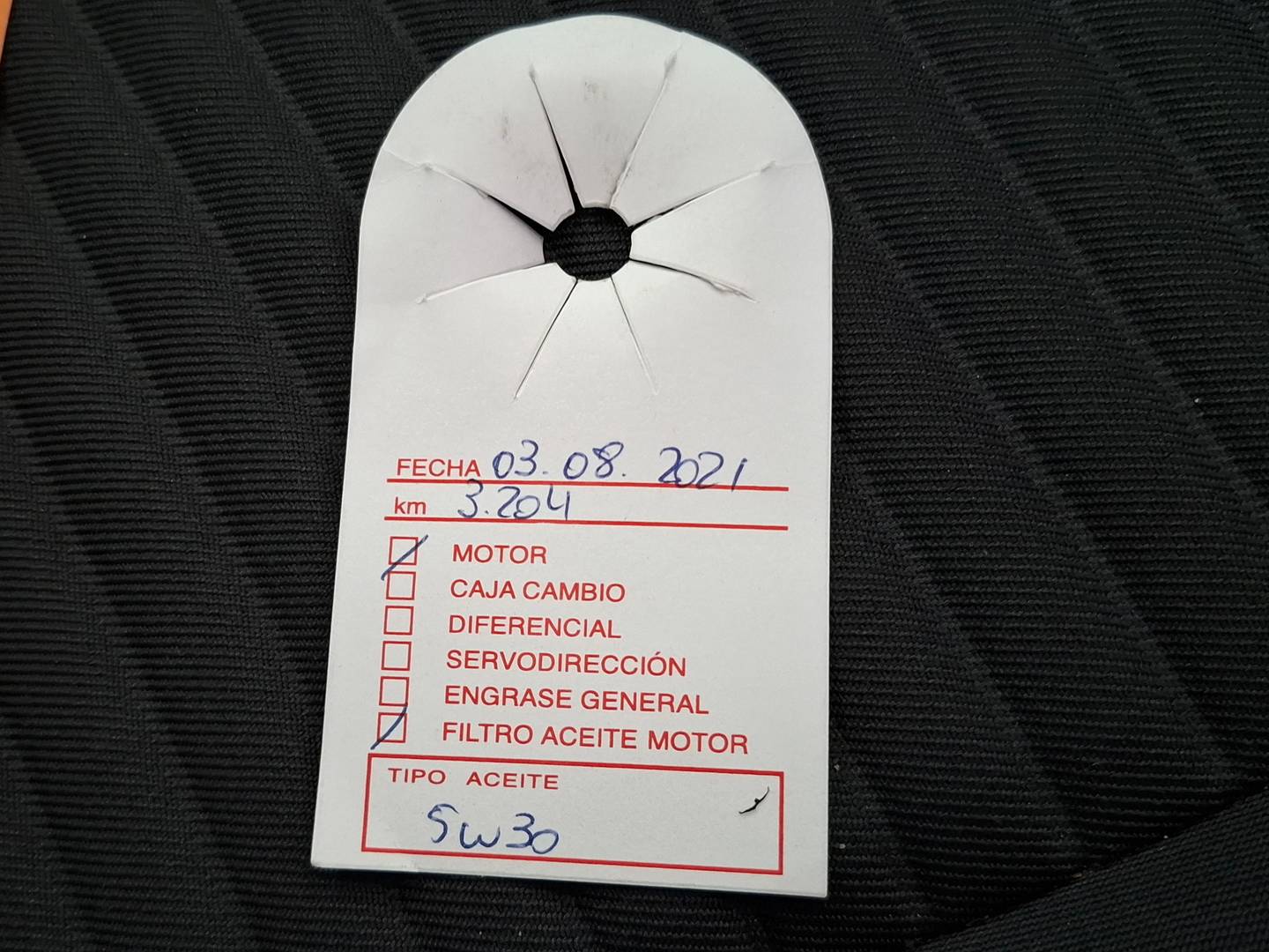 Foto del mantenimiento del Toyota Yaris Toyota Yaris 100H Feel (100 CV)