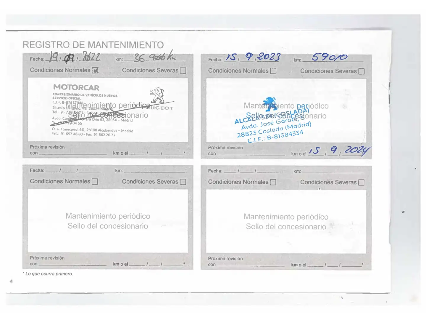 Mantenimiento