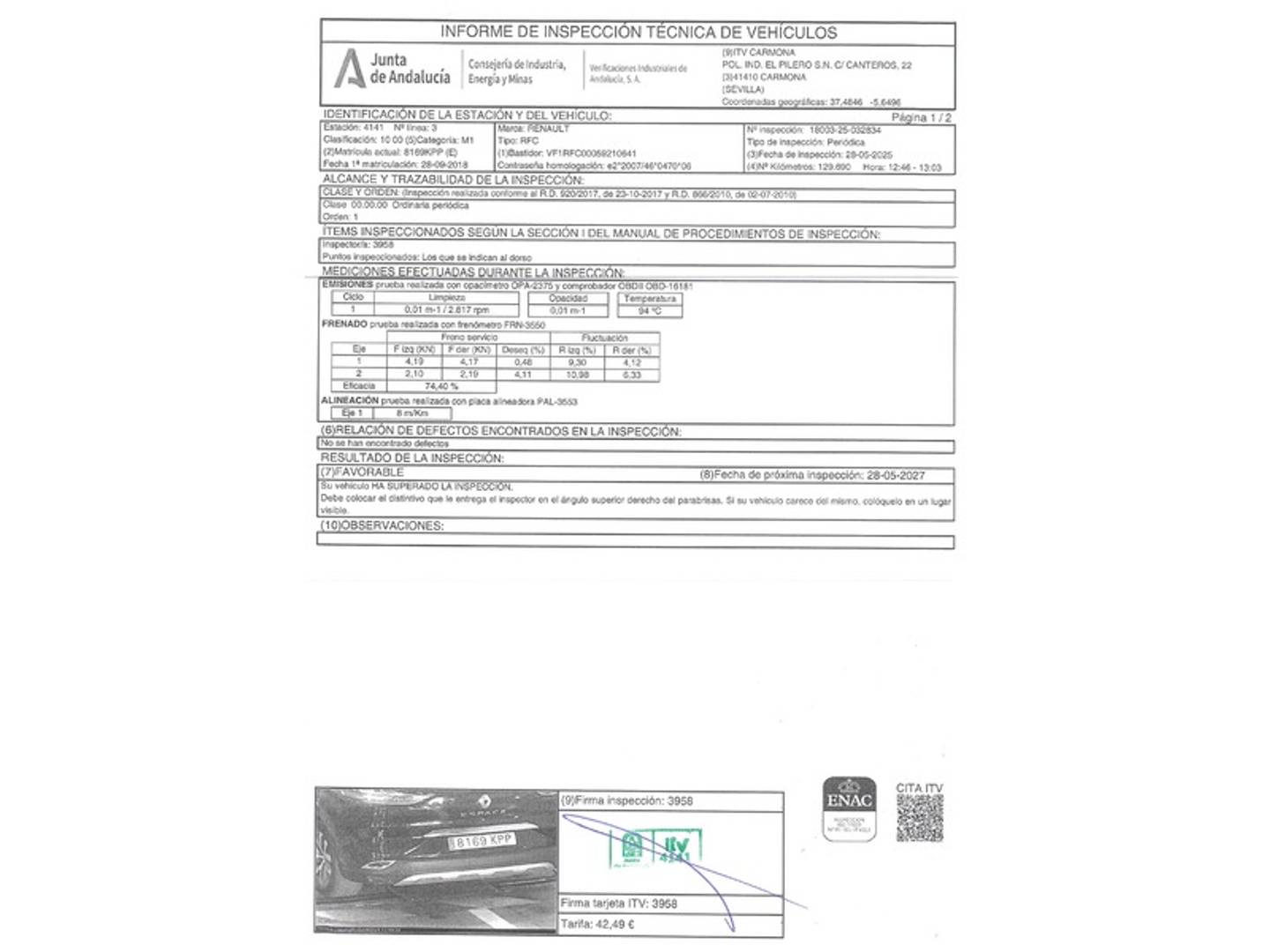 Foto Renault Espace Renault Espace Zen Energy dCi  (160 CV) TT EDC 7 Plazas