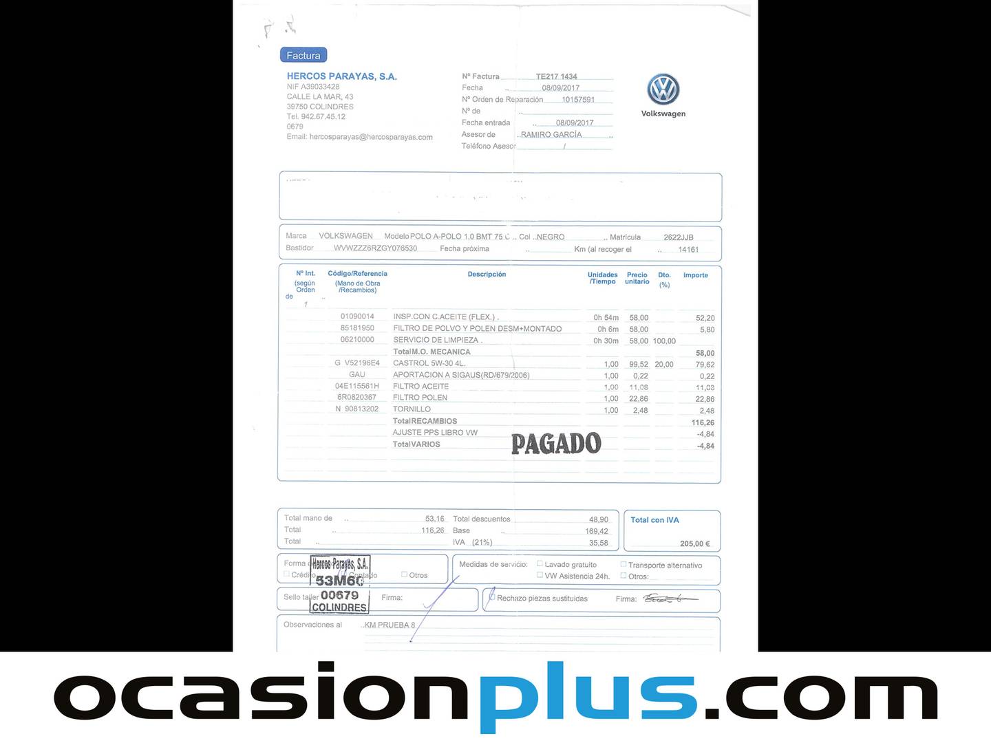 Volkswagen Polo Volkswagen Polo A-Polo 1.0 BMT (75 CV) gasolina