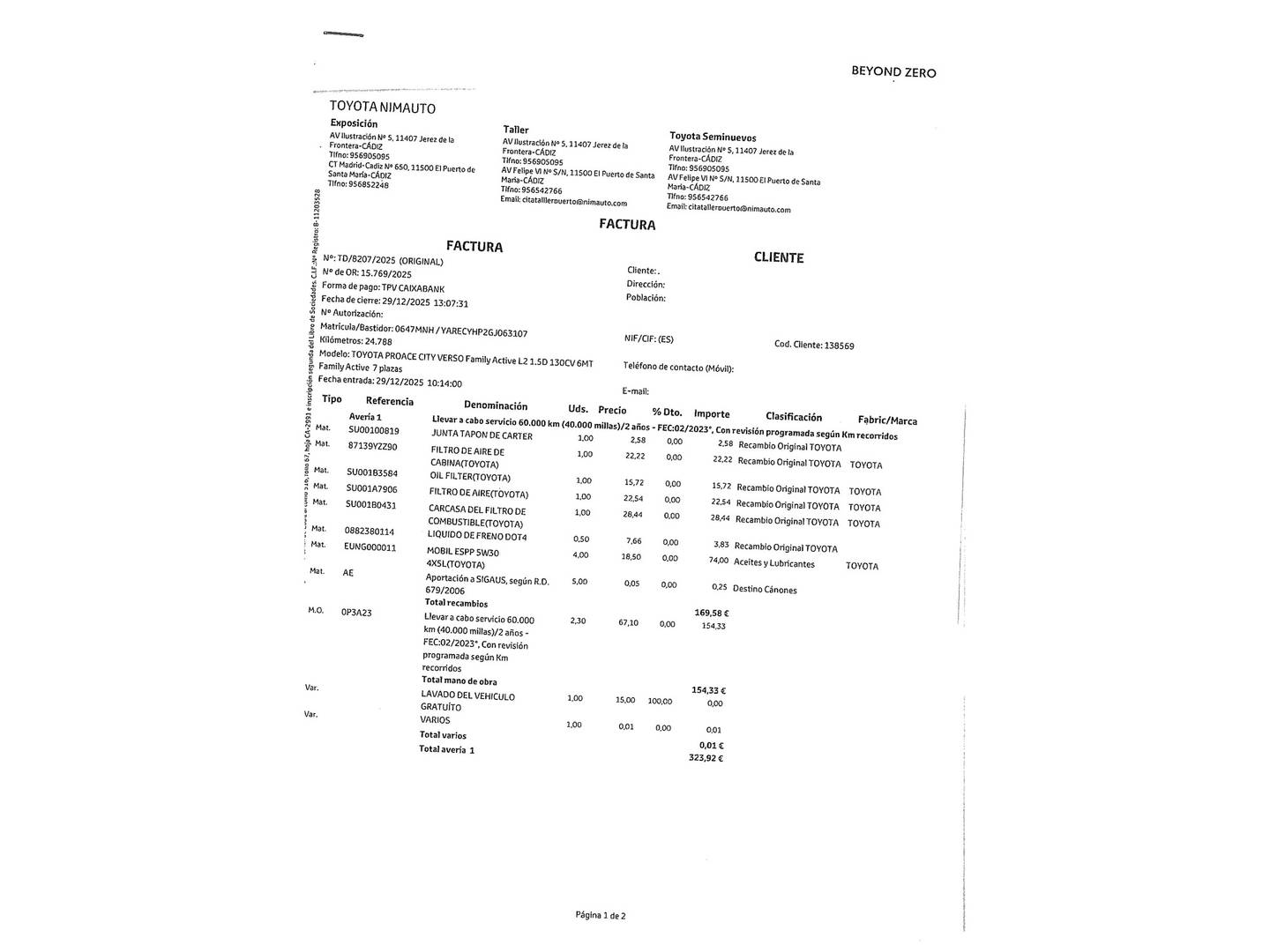 Foto Toyota Proace City Verso Toyota Proace City Verso 1.5D Family Active L2 Auto  (131 CV)