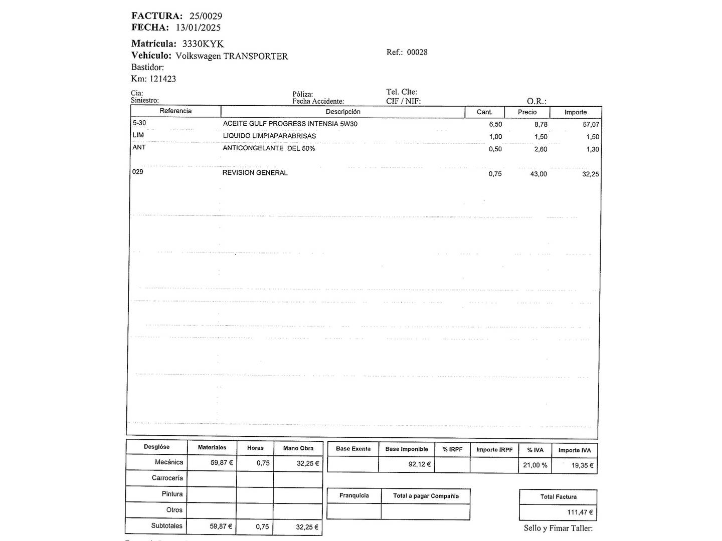Foto Volkswagen Transporter Volkswagen Transporter Mixto Batalla Corta TN 2.0 TDI BMT(150 CV) ISOTERMO 5 Plazas