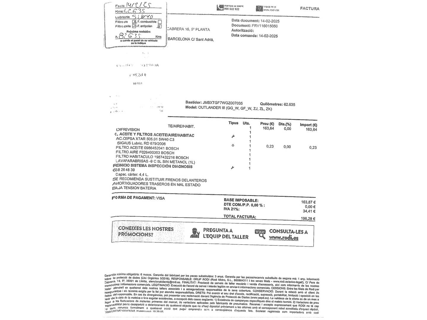 Foto Mitsubishi Outlander Mitsubishi Outlander 200 MPI Motion 2WD CVT (150 CV)