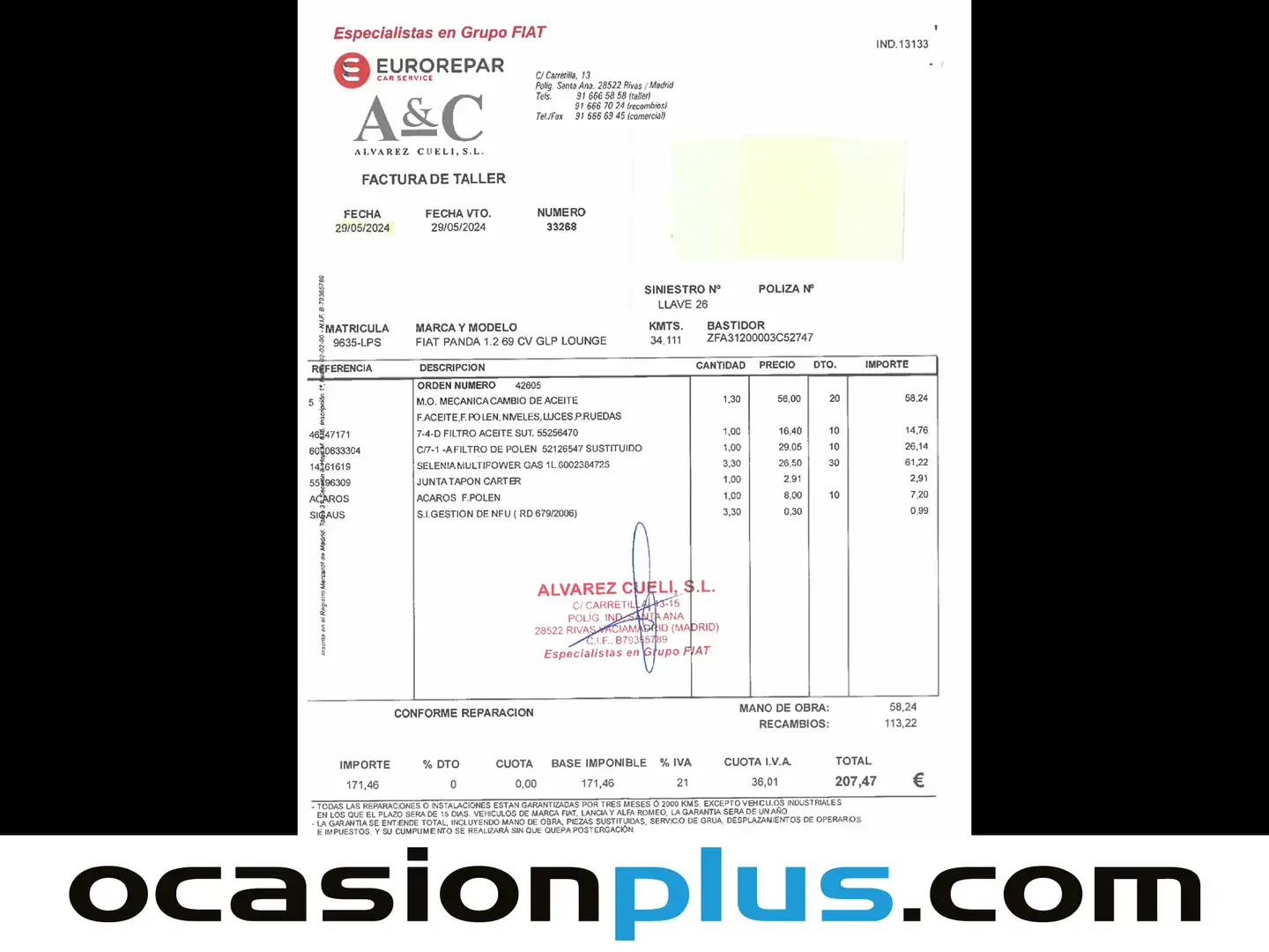 Foto Fiat Panda Fiat Panda 1.2 Gasolina/GLP Lounge (69 CV)