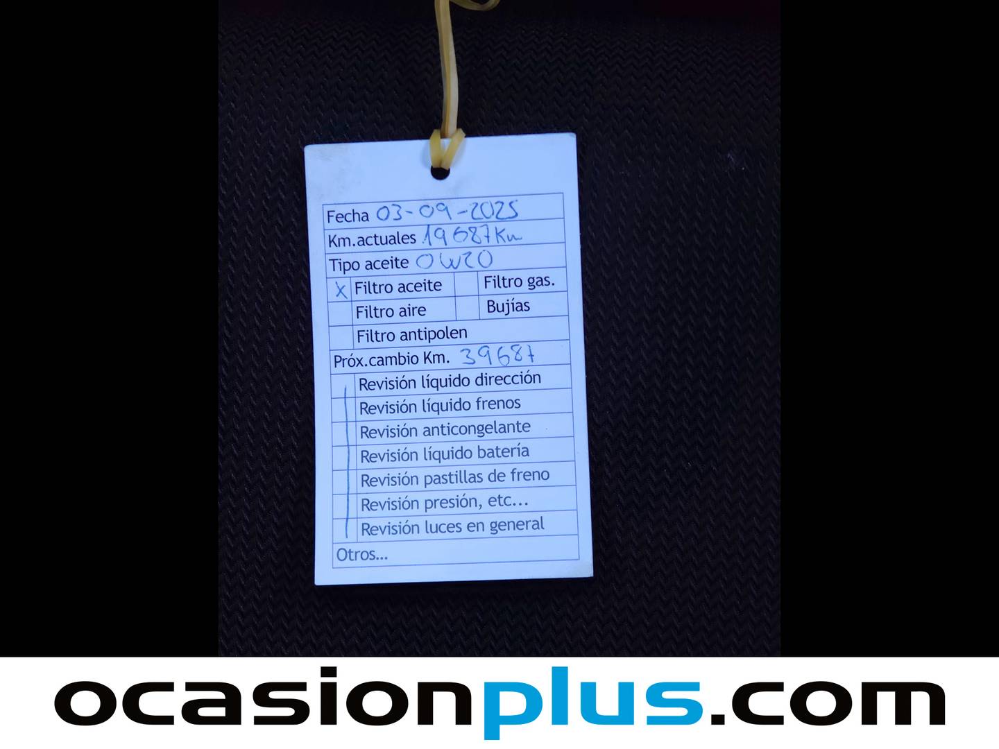 Foto del mantenimiento del Mazda Mazda3 Mazda Mazda 3 2.5L E-SKY G MHEV Prime-line (140 CV)