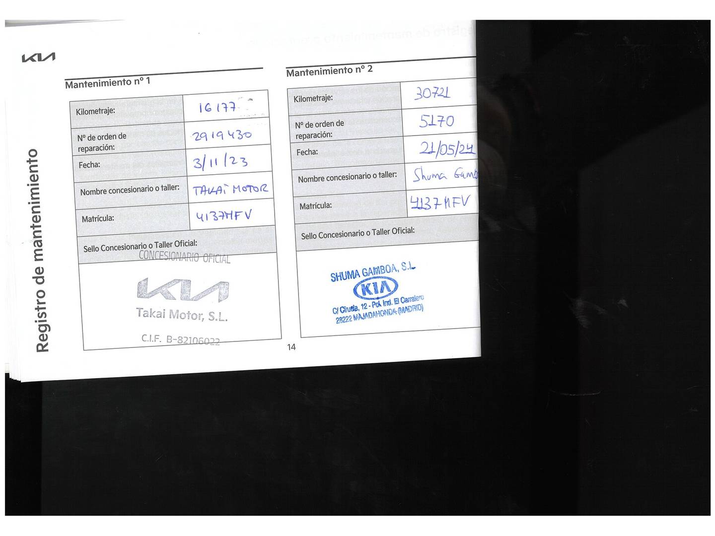 Foto del mantenimiento del KIA Sportage KIA Sportage 1.6 T-GDi HEV GT Line 4x4 (230 CV)