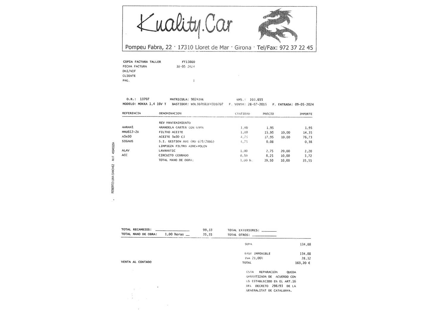 Foto Opel Mokka Opel Mokka 1.4 Turbo Excellence 4x2 Auto (140 CV)