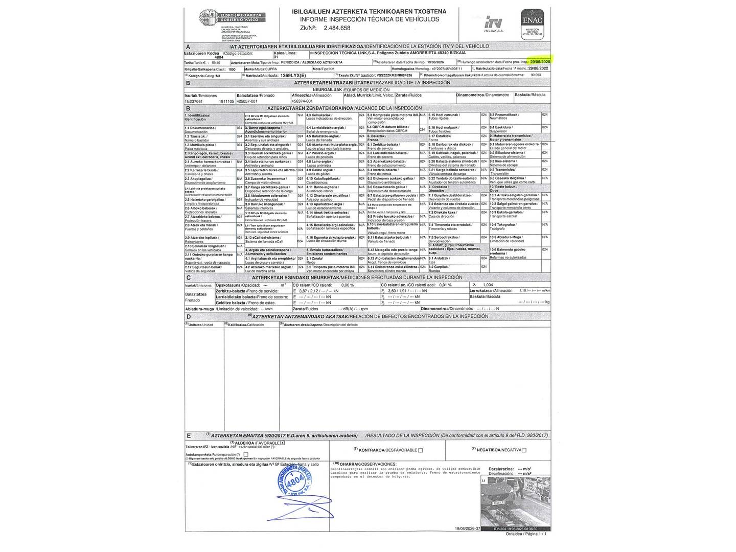 Cupra Formentor Cupra Formentor 2.0 TSI 4Drive DSG (190 CV) de segunda mano