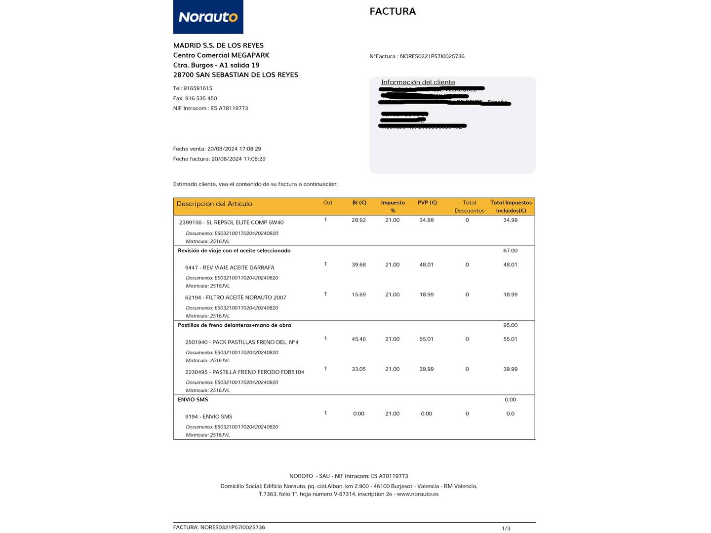 Foto del mantenimiento del Renault Mégane Renault Megane Zen Energy TCe (130 CV)