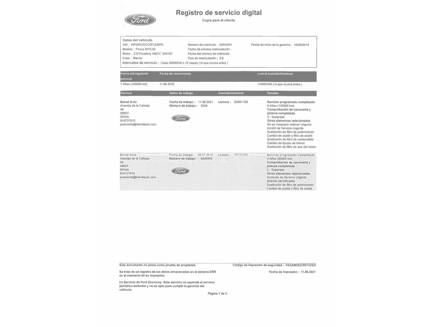 Foto Ford Focus Ford Focus 2.0 TDCI ST (185 CV)