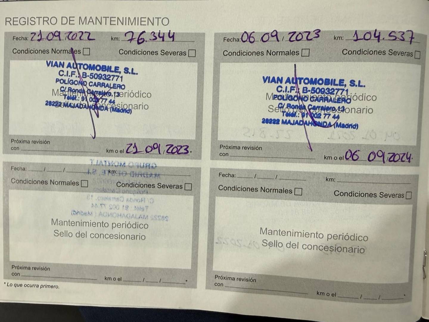 Foto del mantenimiento del Peugeot 5008 Peugeot 5008 1.5 BlueHDi S&S GT Line (130 CV)