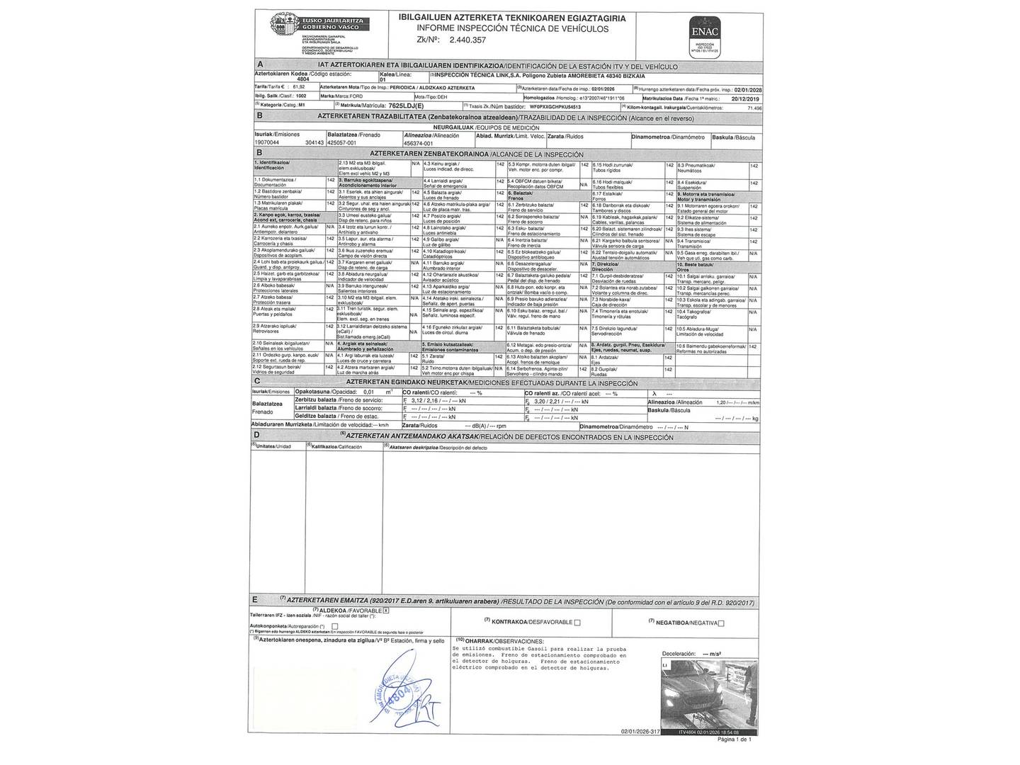 Ford Focus Ford Focus Sportbreak 2.0 Ecoblue Titanium Auto (150 CV) de segunda mano