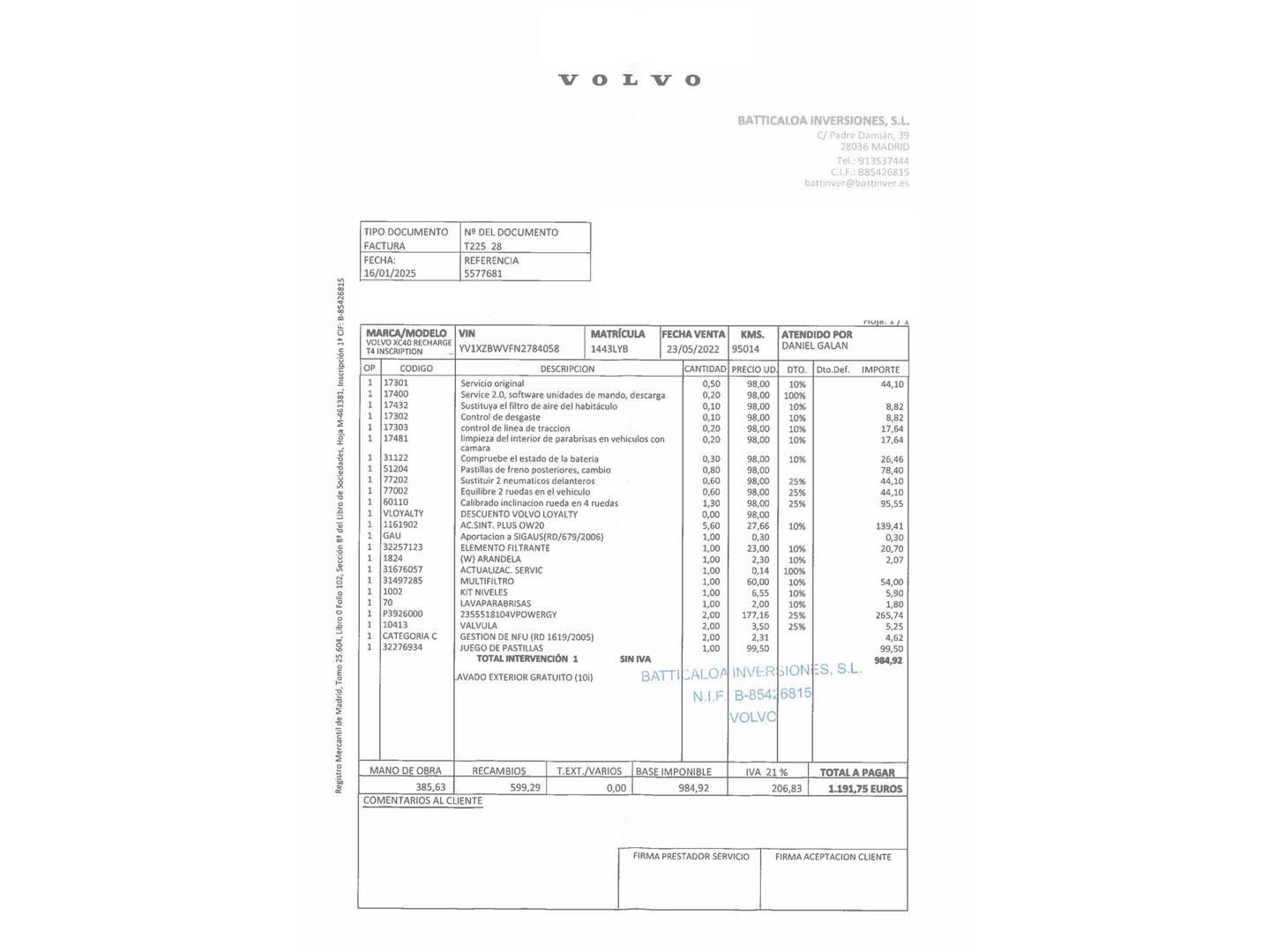 Foto Volvo XC40 Volvo XC40 T4 PHEV Recharge Core Auto (211 CV)