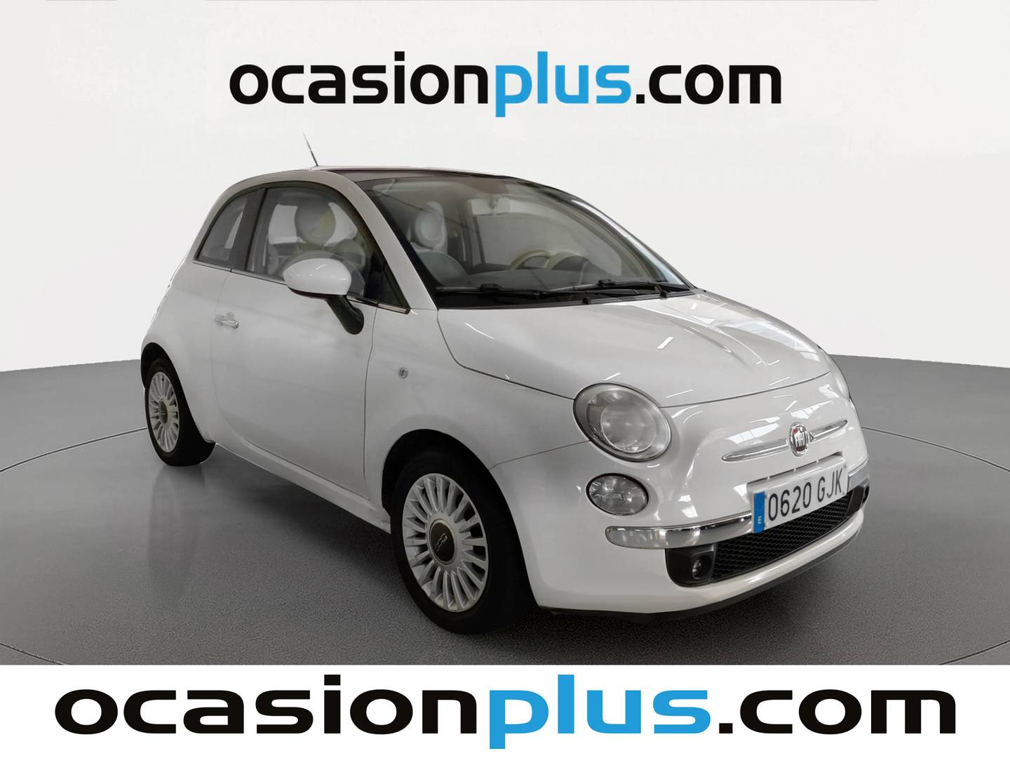 Foto delantera Fiat 500 Fiat 500 1.2 8v Lounge (69 CV) derecha