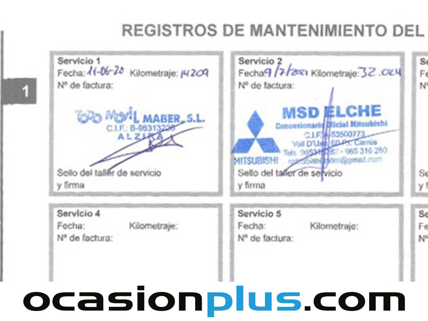 Foto del mantenimiento del Mitsubishi ASX Mitsubishi ASX 160 MPI Motion (117 CV)