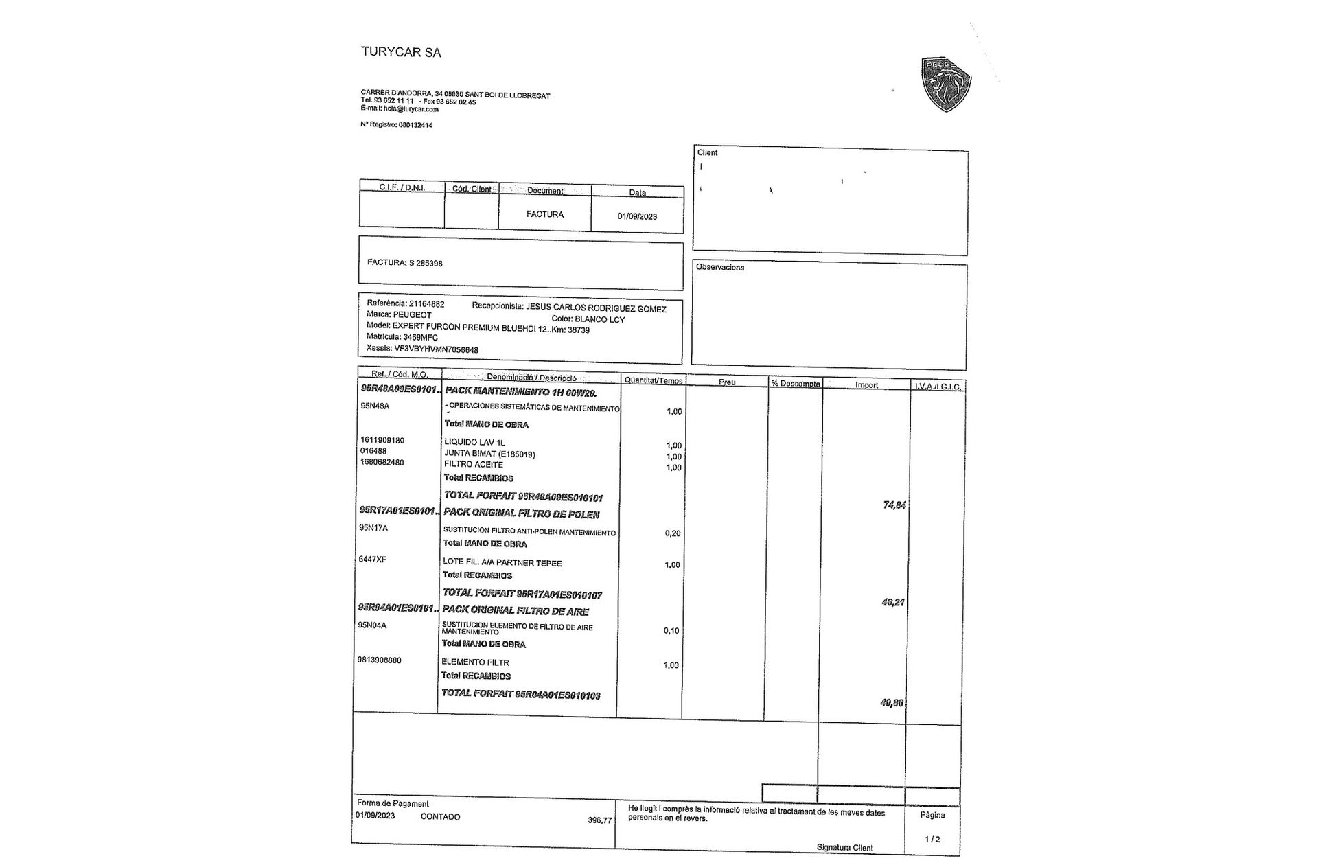 Peugeot Expert Furgon BlueHDi 120 Premium - foto 19