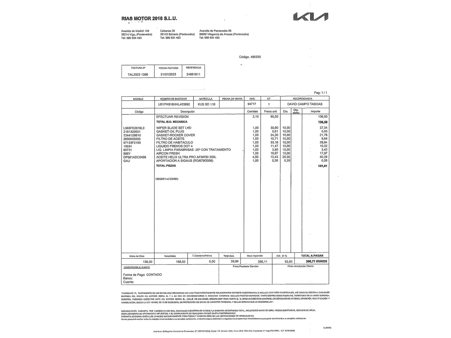 Foto KIA Sportage Kia Sportage 1.6 T-GDi GT Line DCT 4x4 (177 CV)