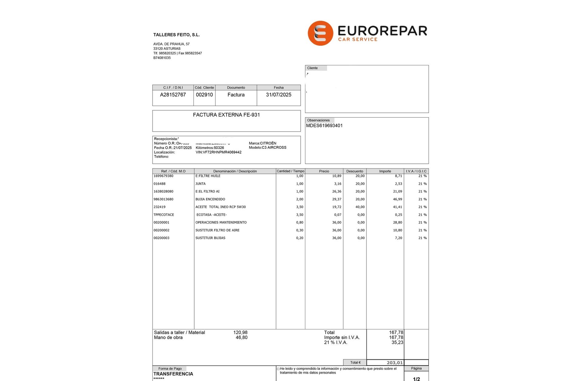 Citroën C3 Aircross PureTech 110 Plus - foto 23