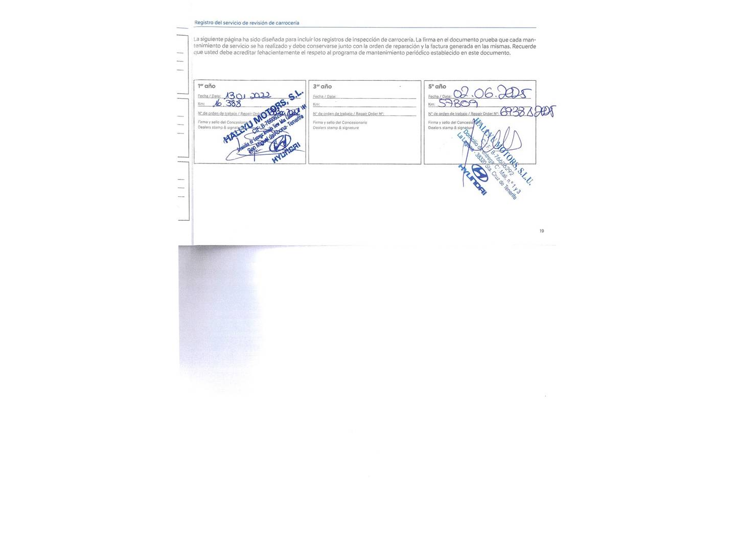 Foto del mantenimiento del Hyundai Tucson Hyundai Tucson 1.6 CRDI 48V SLE Sky 4x2 (116 CV)