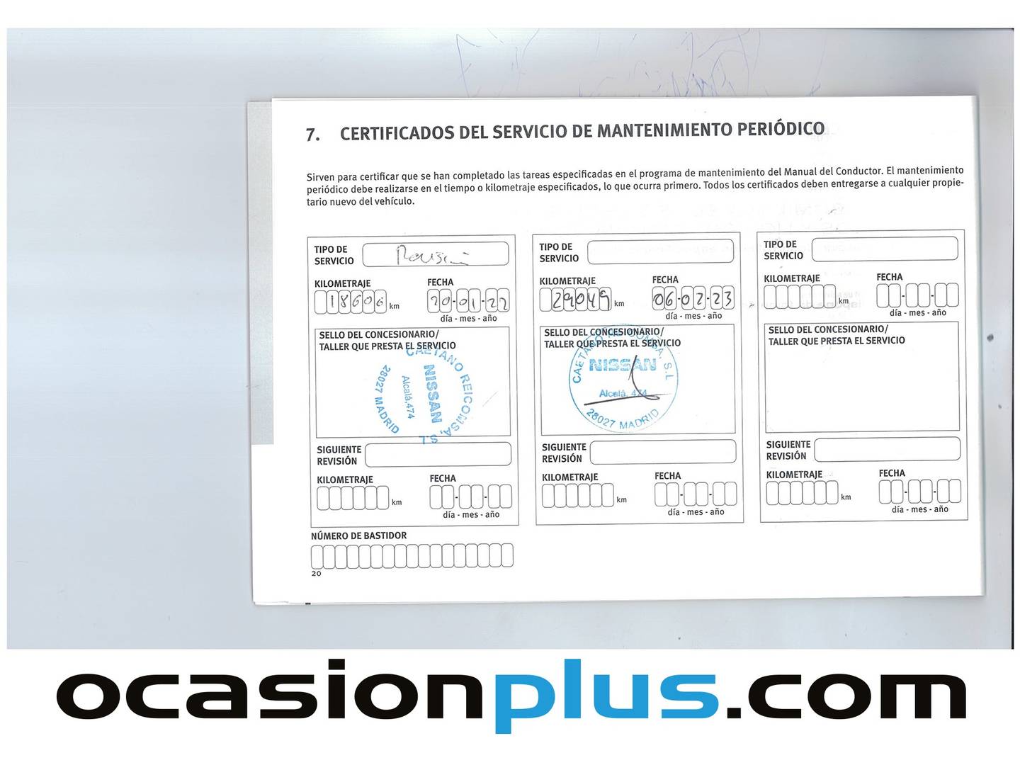 Foto del mantenimiento del Nissan Micra Nissan Micra IG-T N-Connecta CVT (100 CV)