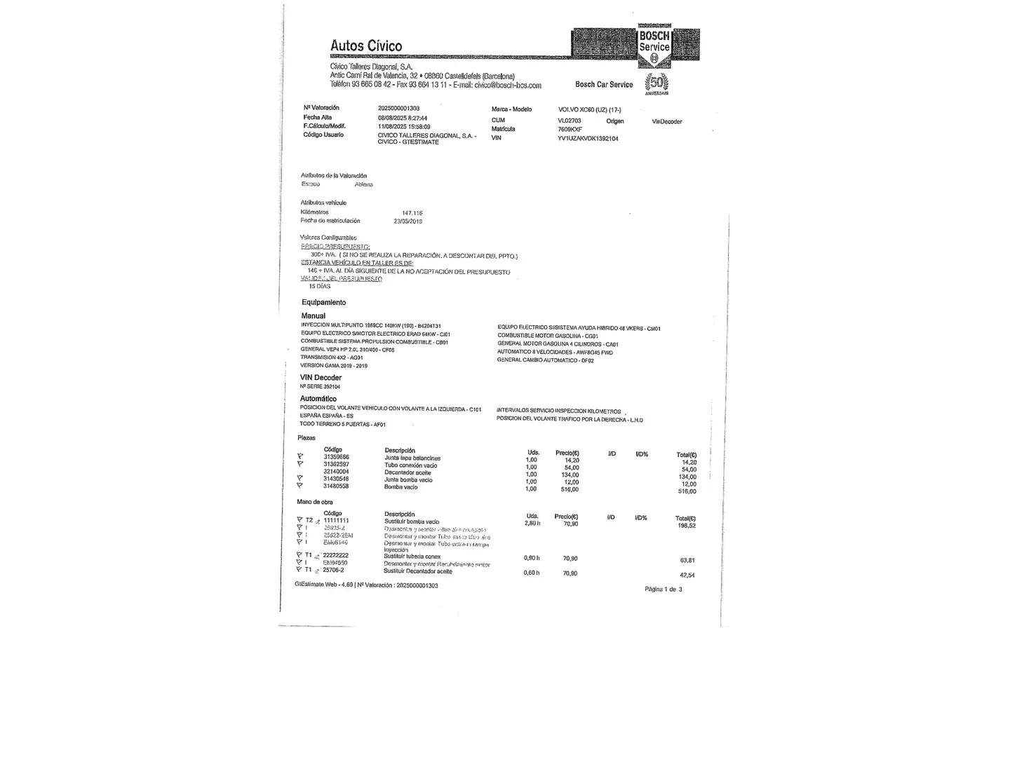 Foto Volvo XC60 Volvo XC60 2.0 T4 Momentum Auto (190 CV)