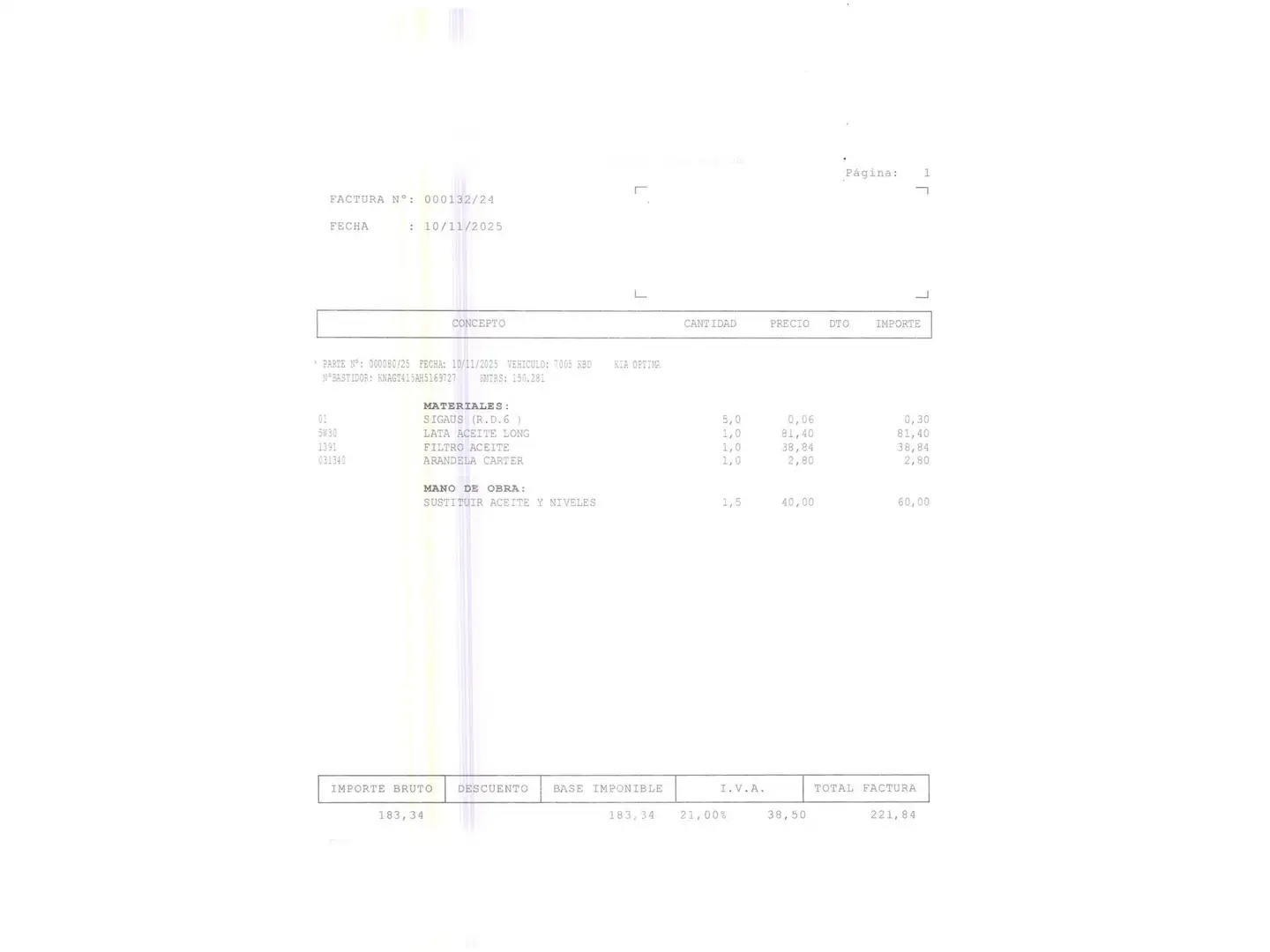 Foto KIA Optima Kia Optima 1.7 CRDi VGT Eco-Dynamics Business (141 CV)