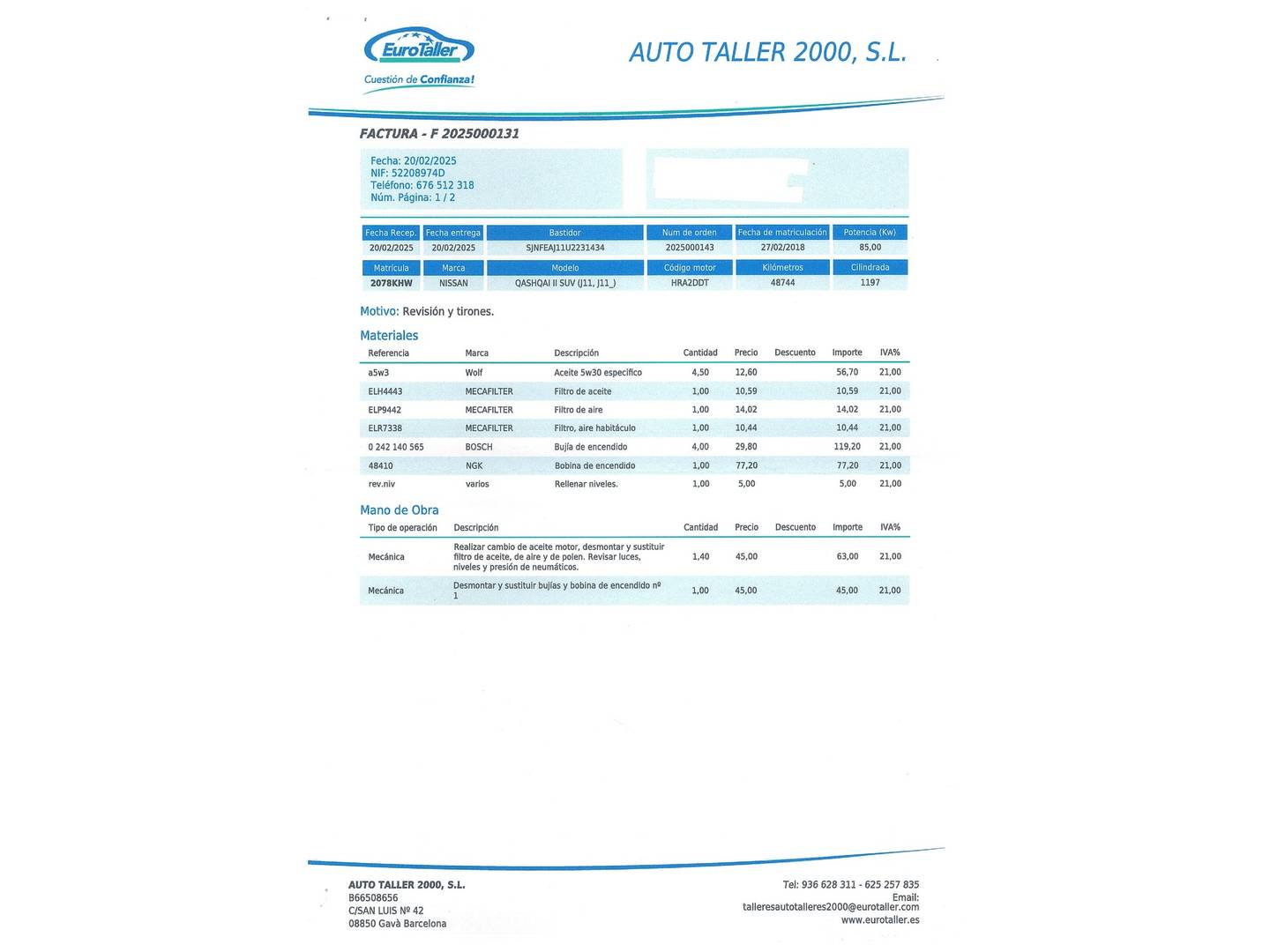 Foto Nissan QASHQAI Nissan Qashqai DIG-T 115 N-Connecta (115 CV)