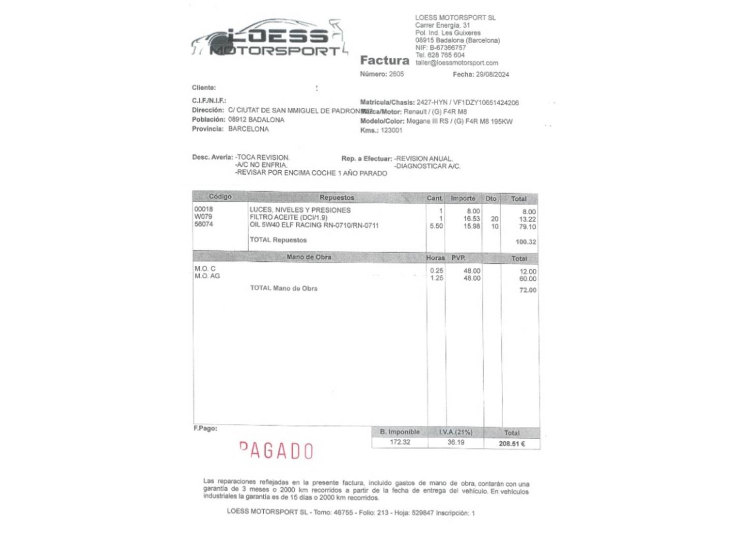 Foto Renault Mégane Renault Megane R.S. 2.0 S&S (265 CV)