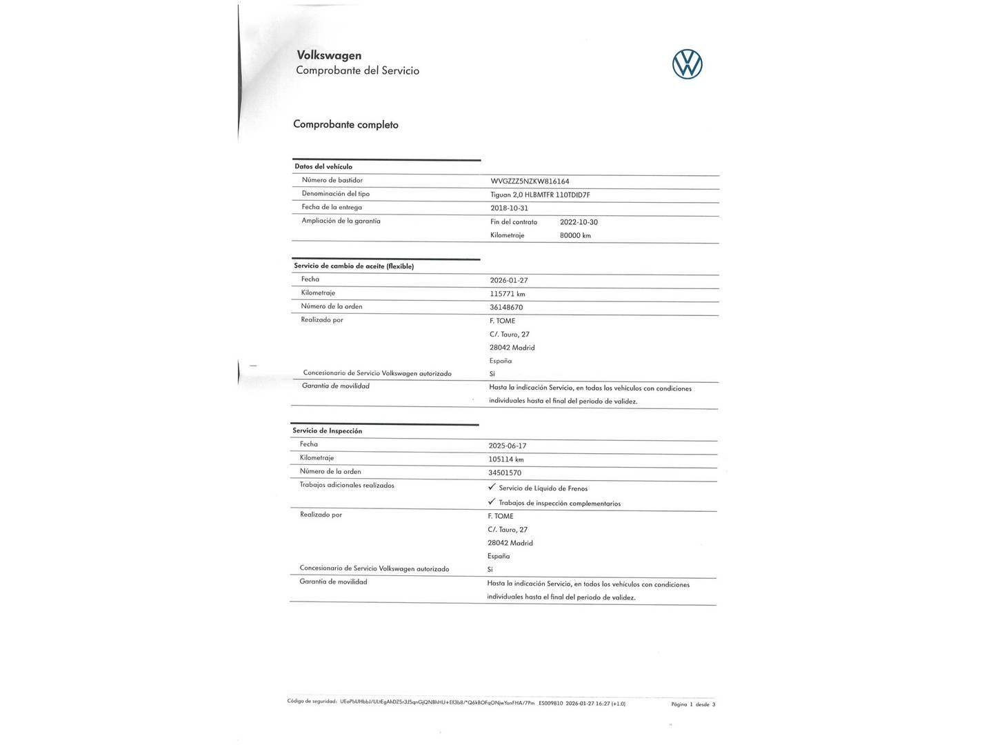 Foto Volkswagen Tiguan Volkswagen Tiguan Sport 2.0 TDI (150 CV) DSG R-Line