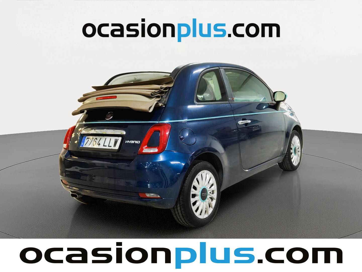 Foto trasera Fiat 500C Fiat 500C 1.0 6v GSE Lounge (70 CV) derecha