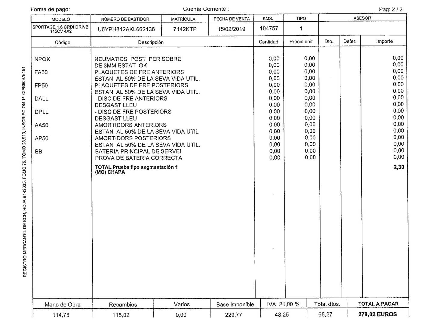 Foto KIA Sportage Kia Sportage 1.6 CRDi Drive 4x2 (115 CV)