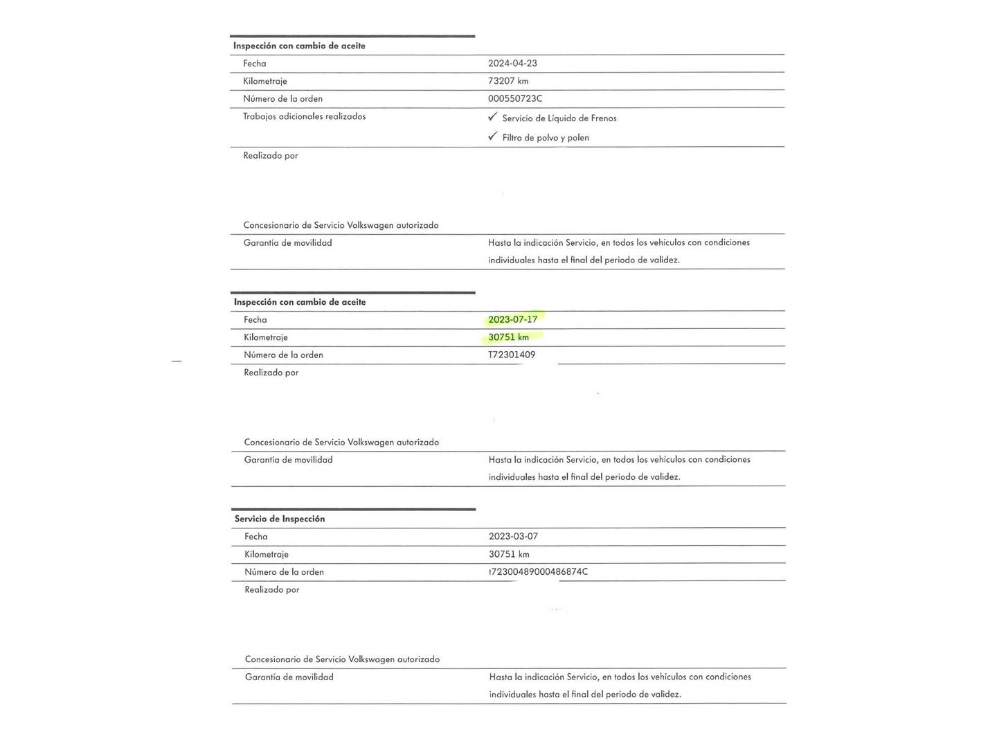 Foto del mantenimiento del Volkswagen T-Roc Volkswagen T-Roc R-Line 2.0 TDI (150 CV) DSG