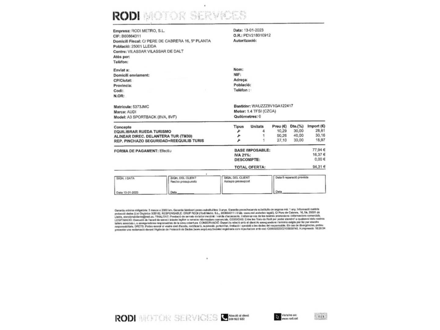 Foto Audi A3 Audi A3 Sportback Advanced 1.4 TFSI (125 CV) S tronic