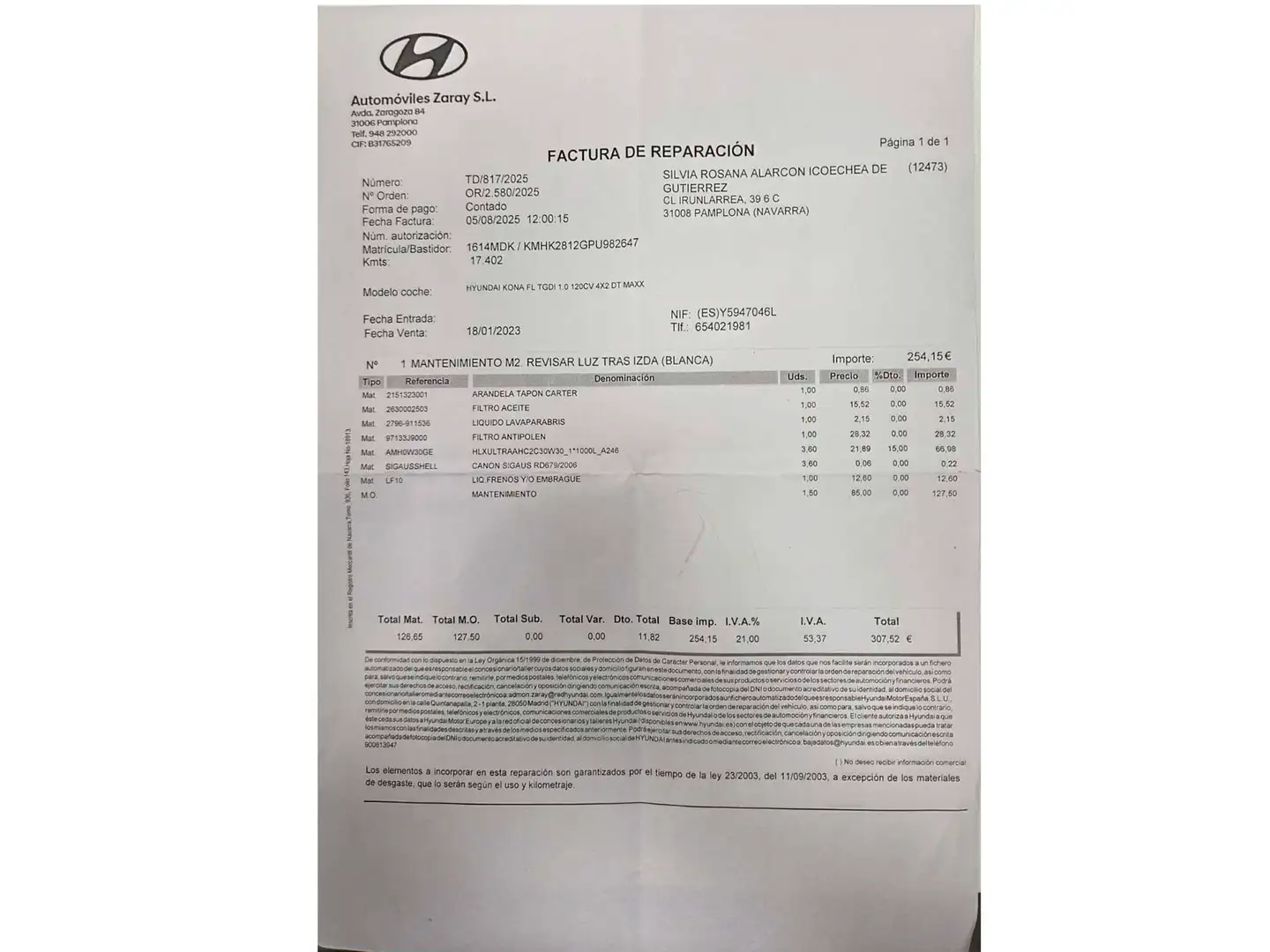 Foto Hyundai Kona Hyundai Kona 1.0 TGDi Maxx 4x2 DCT (120 CV)