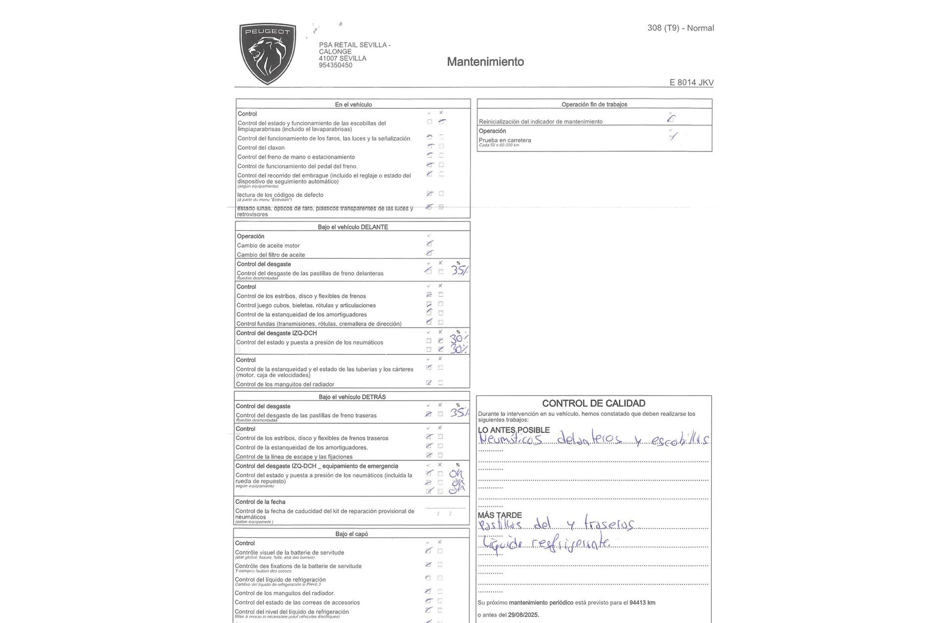 Peugeot 308 BlueHDi 100 Style - foto 19
