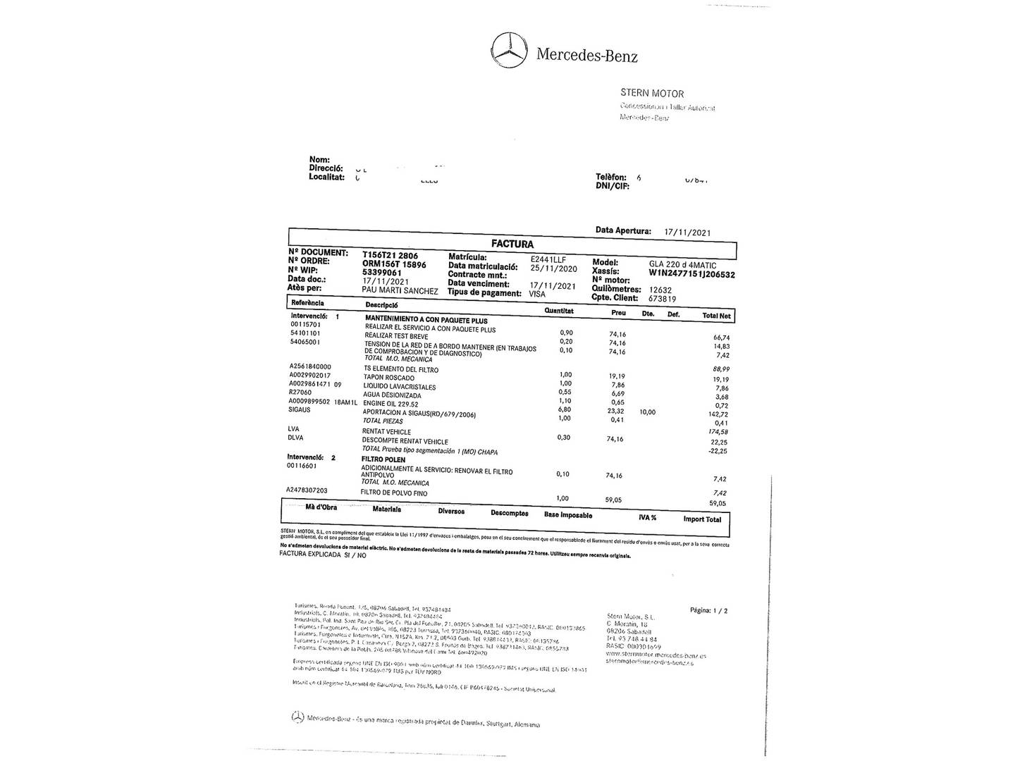 Foto Mercedes GLA Mercedes-Benz GLA GLA 220 d 4Matic (190 CV) Pack AMG