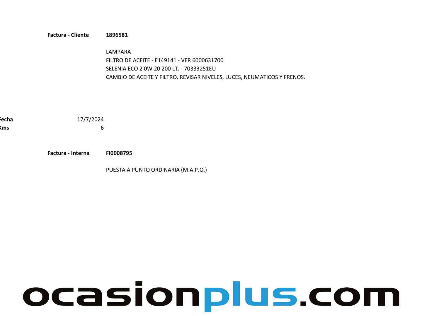 Foto del mantenimiento del Fiat 500 Fiat 500 1.0 Hybrid Dolcevita (70 CV)