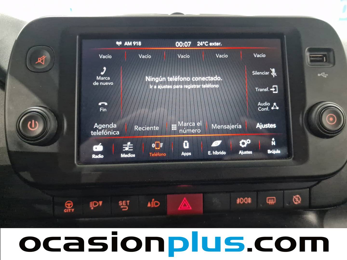 Extras del Fiat Panda Fiat Panda 1.0 Hybrid Gse Red (70 CV)