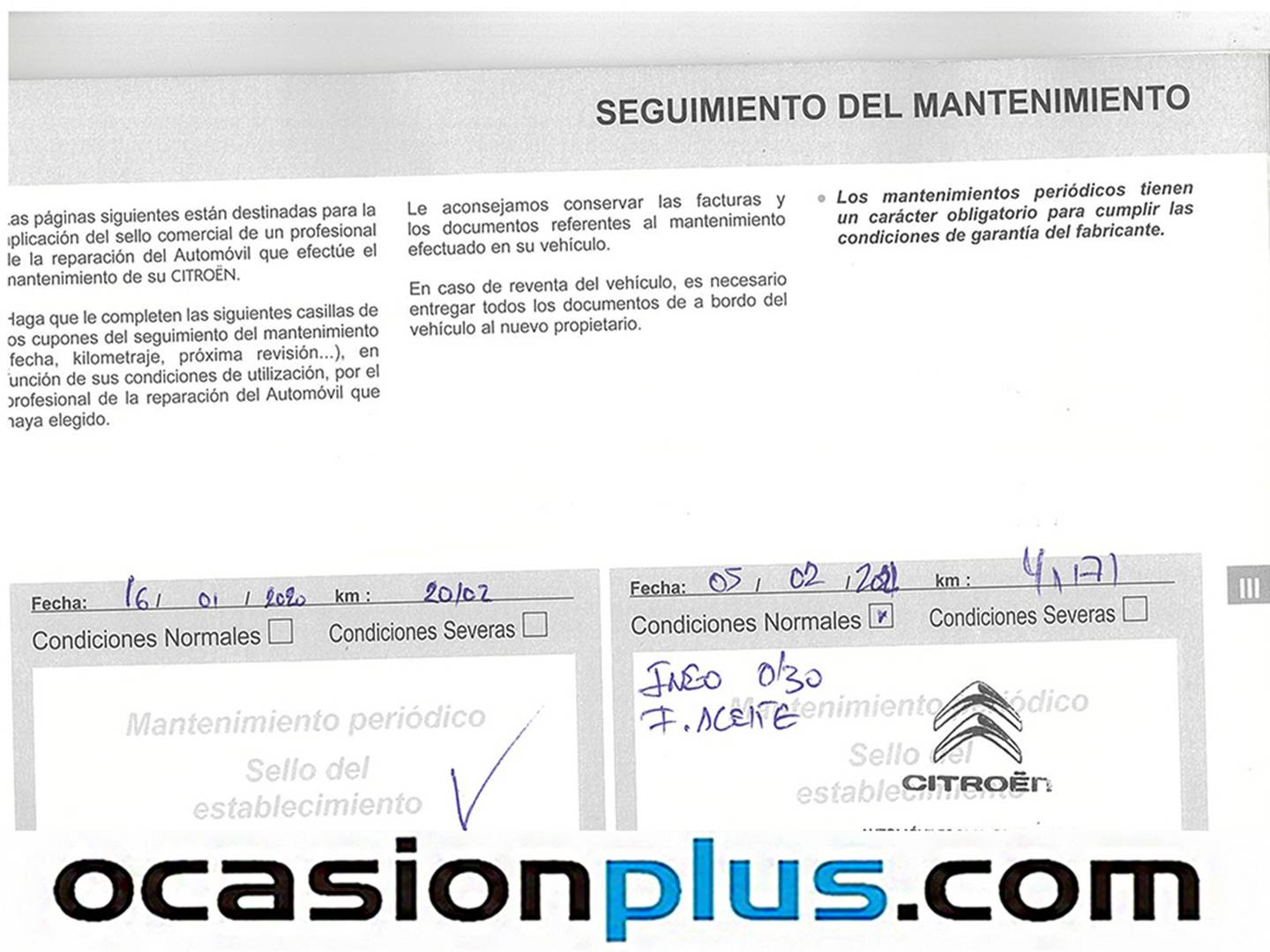 Foto del mantenimiento del Citroën Spacetourer Citroën Spacetourer BlueHDi 150 S&S Feel Talla M 110 kW (150 CV) 8 Plazas