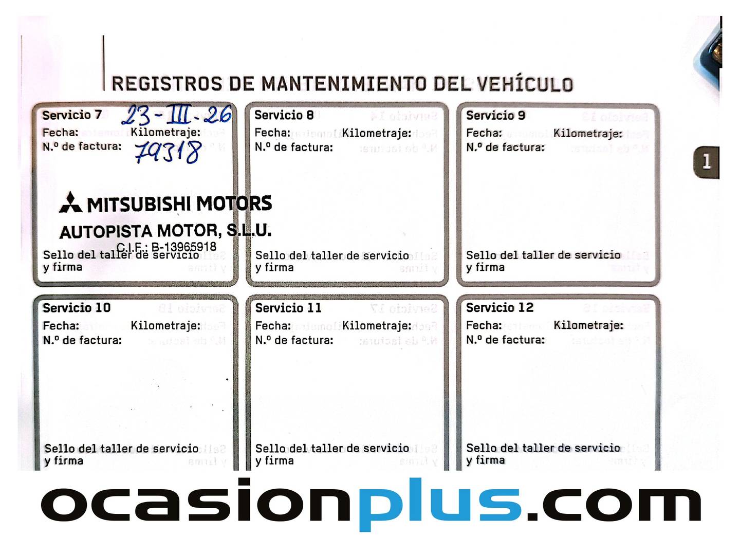 Foto del mantenimiento del Mitsubishi Outlander Mitsubishi Outlander 2.4 PHEV Kaiteki 4WD Auto (224 CV)