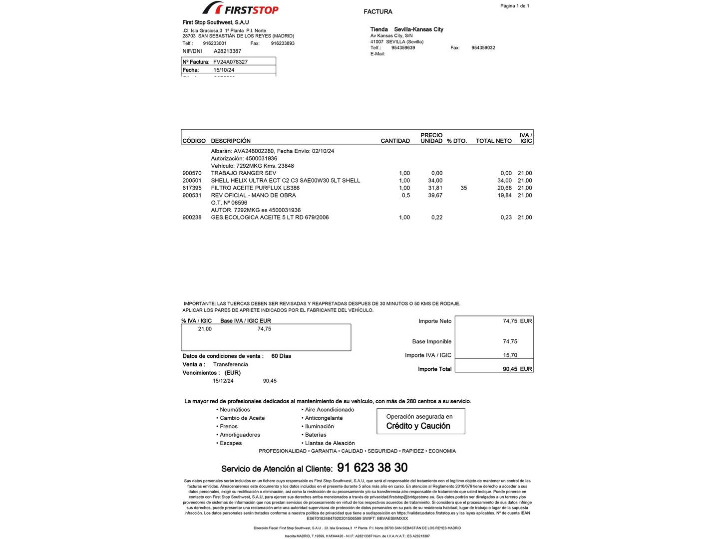 Foto del mantenimiento del Iveco Daily Iveco Daily Furgon 35S 16 V 3520L/H2 Auto (156 CV)