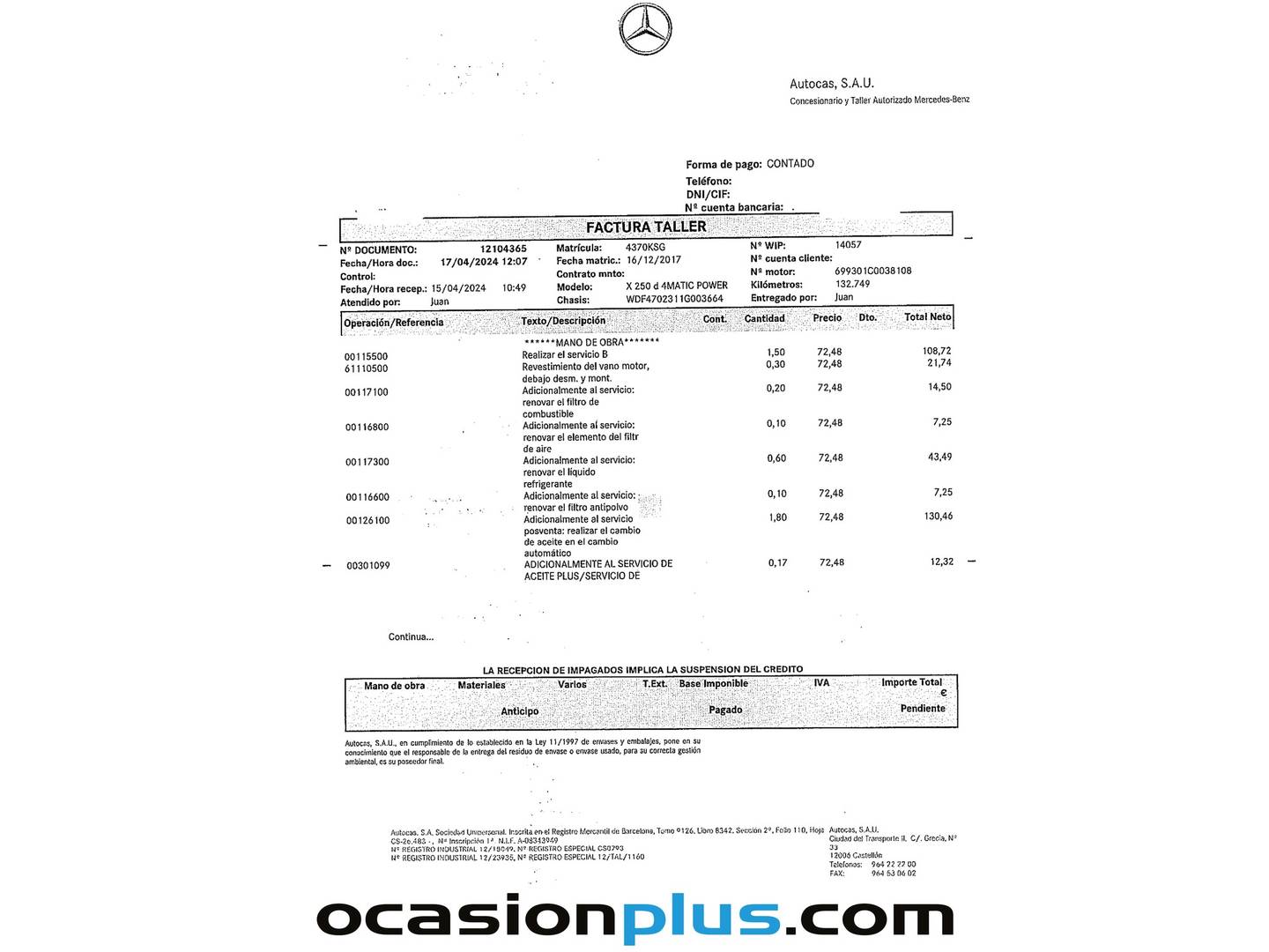 Foto Mercedes Clase X Mercedes-Benz Clase X X 250 d Pure 4Matic (190 CV)