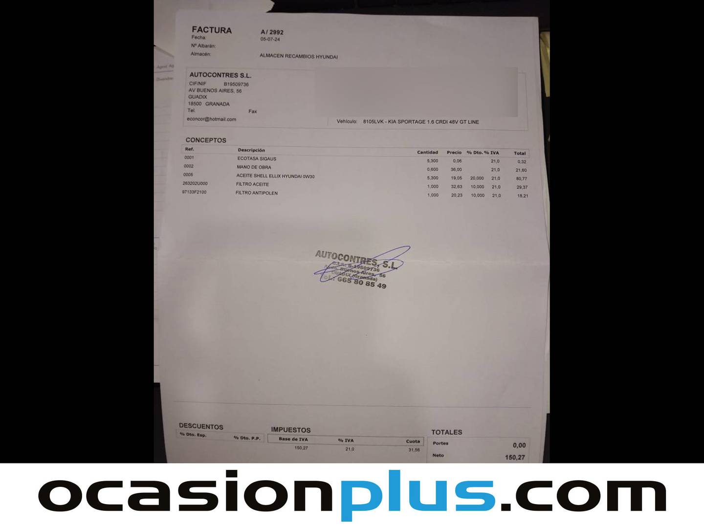 Foto KIA Sportage Kia Sportage 1.6 MHEV GT Line Essential 4x2 (136 CV)