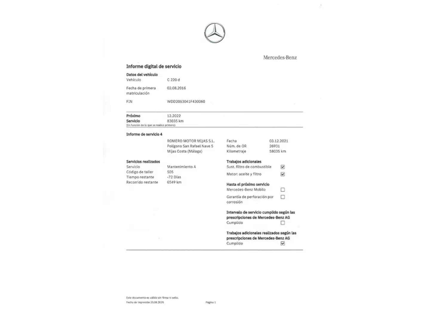 Foto Mercedes Clase C Mercedes-Benz Clase C Coupe 220 d (170 CV) Pack AMG