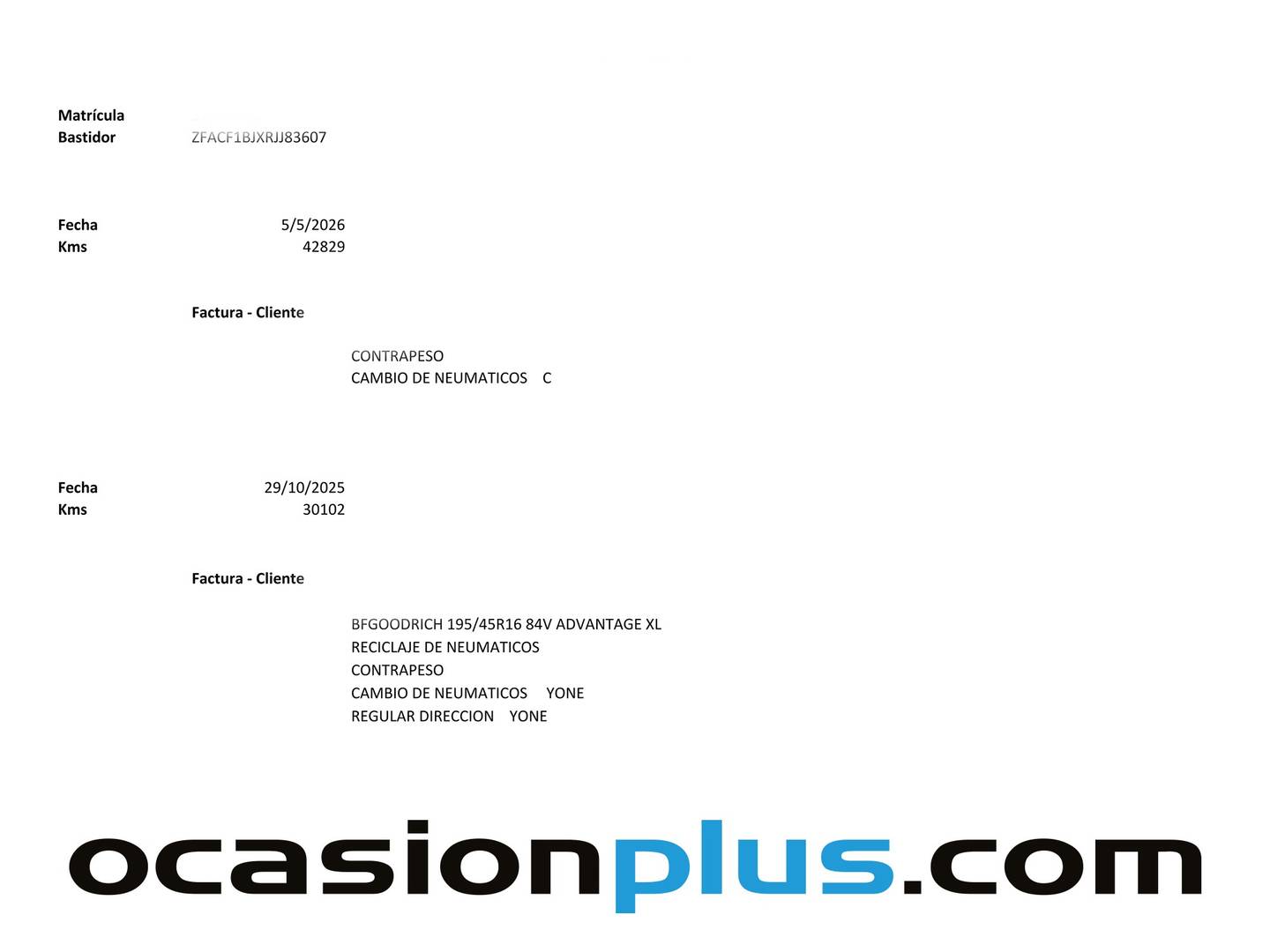 Foto del mantenimiento del Fiat 500 Fiat 500 1.0 Hybrid Dolcevita (70 CV)