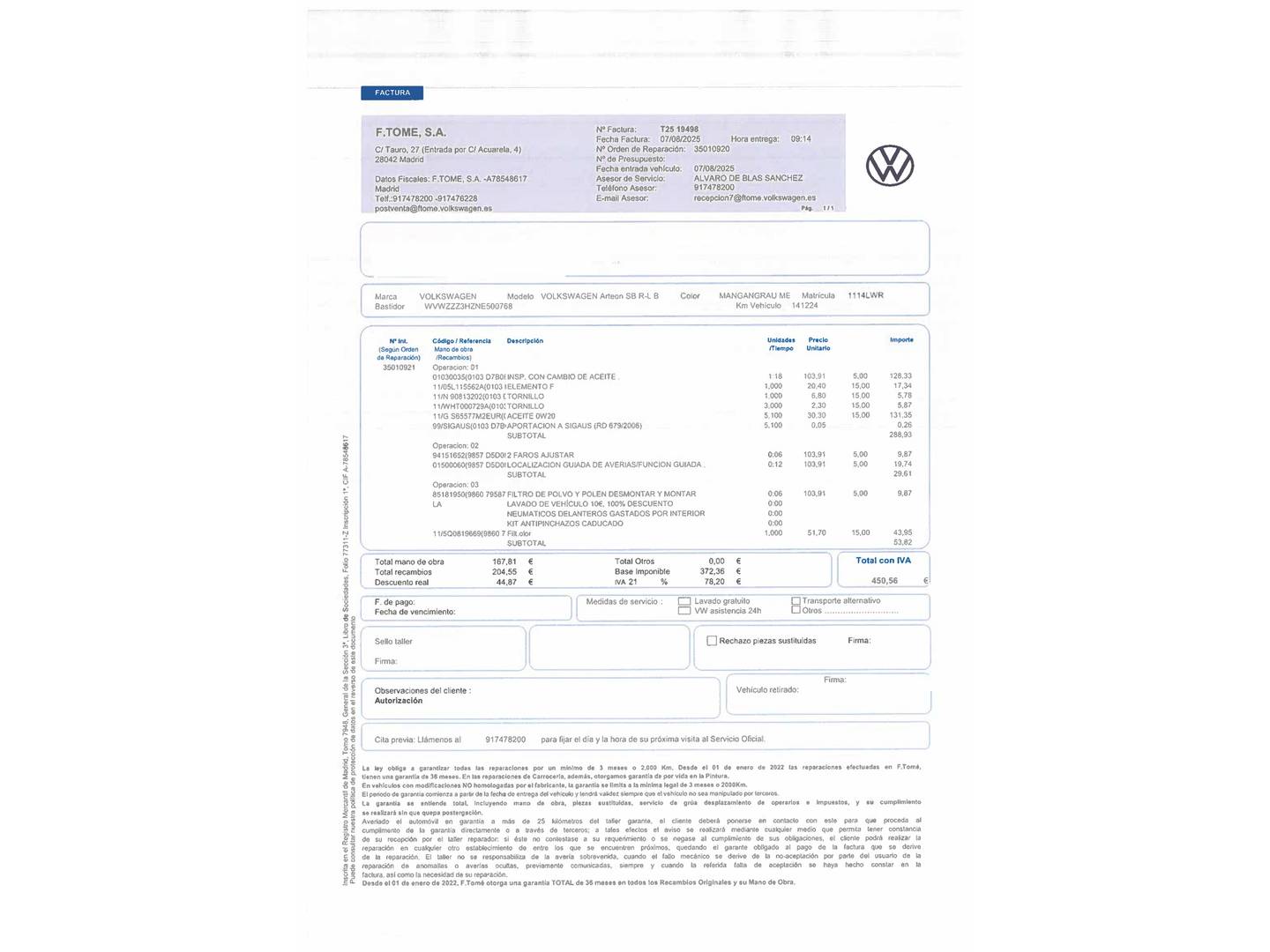Foto Volkswagen Arteon Volkswagen Arteon Shooting Brake R-Line 2.0 TDI (150 CV) DSG